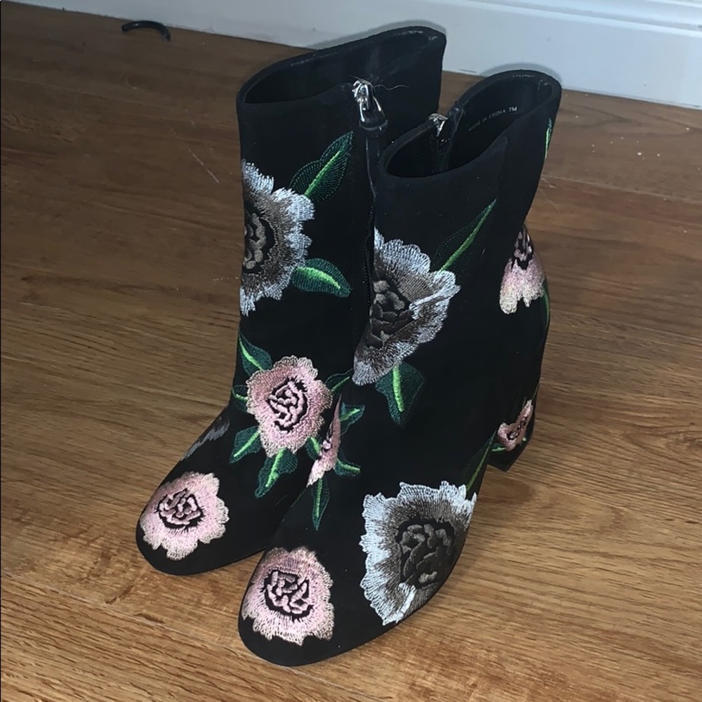 Rebecca Minkoff Bryce Embroidered Booties